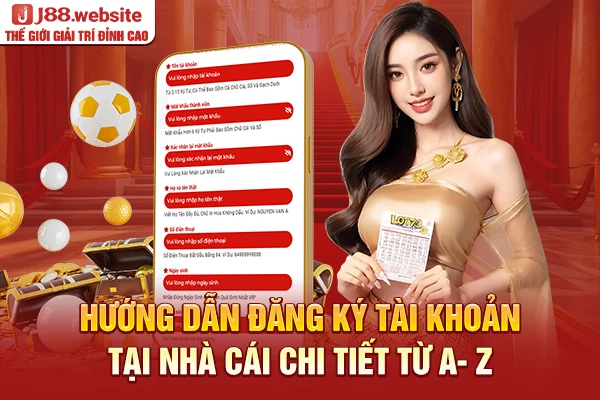 Hướng dẫn đăng ký J88 tại nhà cái chi tiết từ A- Z