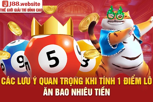 Các lưu ý quan trọng khi tính tiền 1 điểm lô